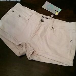 Nwt Pastel Pink Denim Shorts